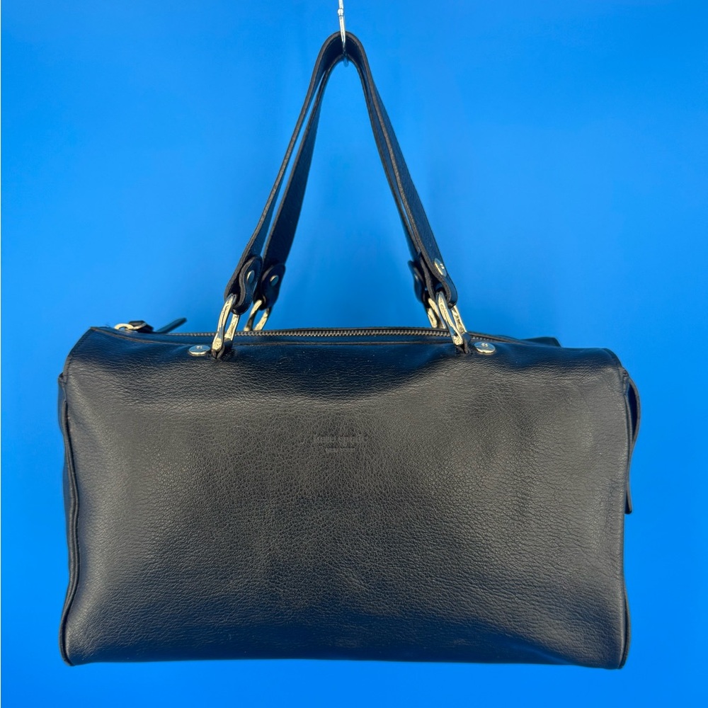 Kate Spade Black Pebbled Leather Satchel